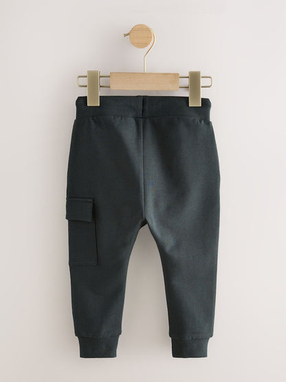 Charcoal Grey Skinny Utility Joggers (3mths-7yrs) - Size 3-6 Months (62-68cm)