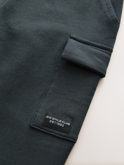 Charcoal Grey Skinny Utility Joggers (3mths-7yrs) - Size 3-6 Months (62-68cm)