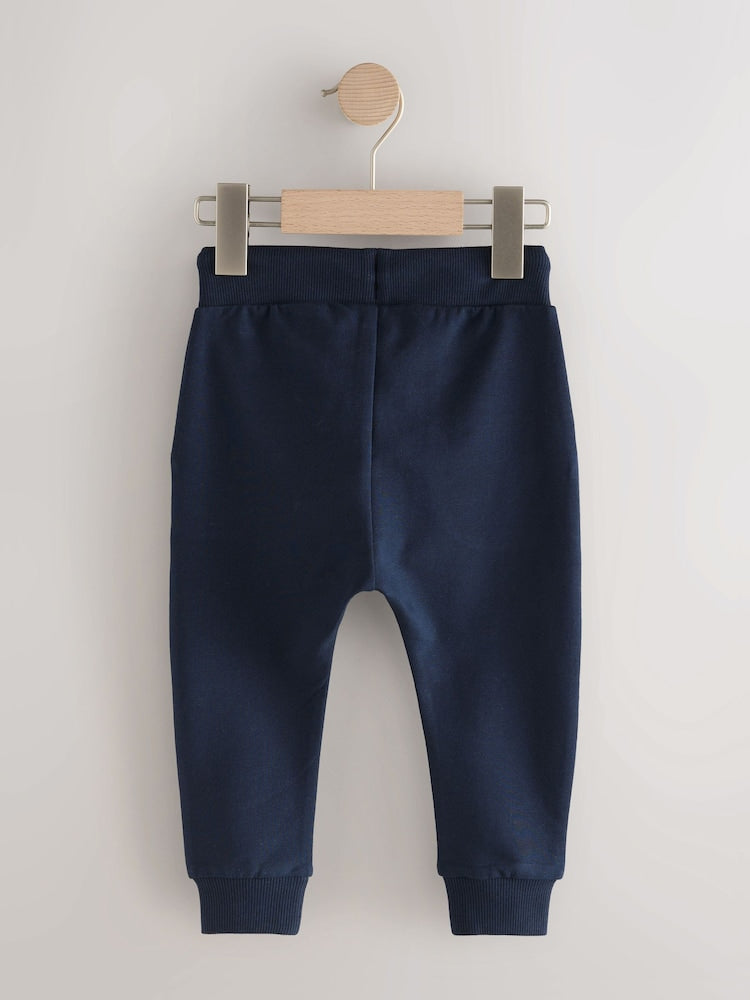 Navy Blue Classic Jersey Joggers (3mths-7yrs) - Size 3-6 Months (62-68cm)