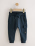 Navy Blue Skinny Utility Joggers (3mths-7yrs) - Size 3-6 Months (62-68cm) - Navy Blue Skinny Utility