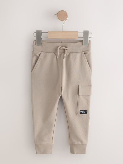 Ecru Skinny Utility Joggers (3mths-7yrs) - Size 3-6 Months (62-68cm) - Ecru Skinny Utility