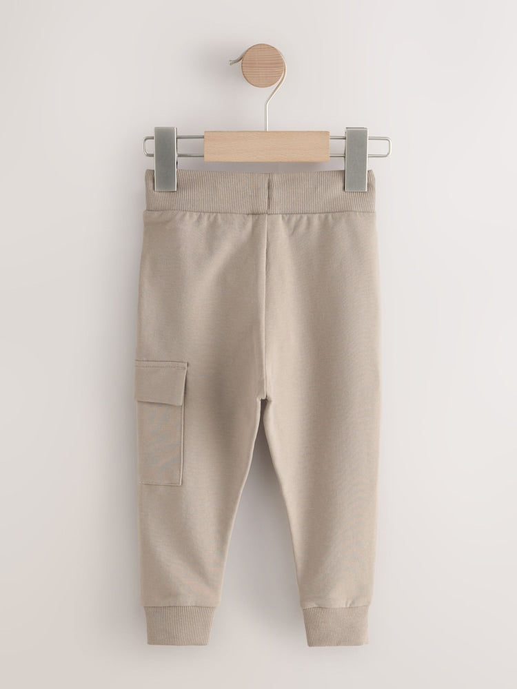 Ecru Skinny Utility Joggers (3mths-7yrs) - Size 3-6 Months (62-68cm)