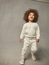 Ecru Off White Dino Logo Sweatshirt And Joggers Set (3mths-7yrs)