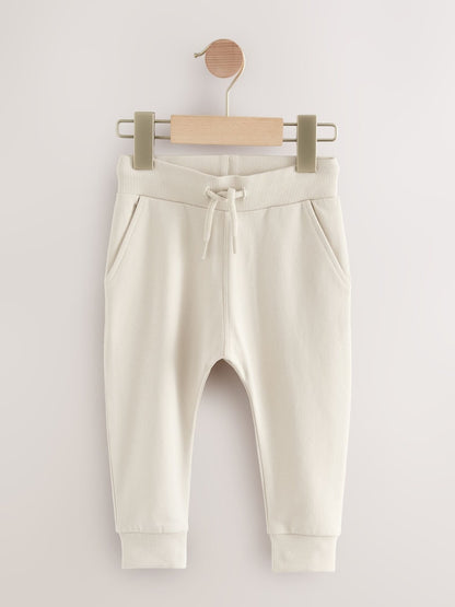 Stone/Tan Brown/Grey Skinny Fit Joggers 5 Pack (3mths-7yrs) - Size 3-6 Months (62-68cm)
