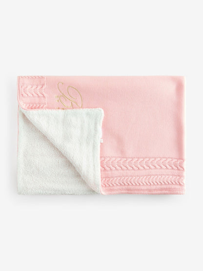 Baker by Ted Baker Cable Knit Fleece Blanket