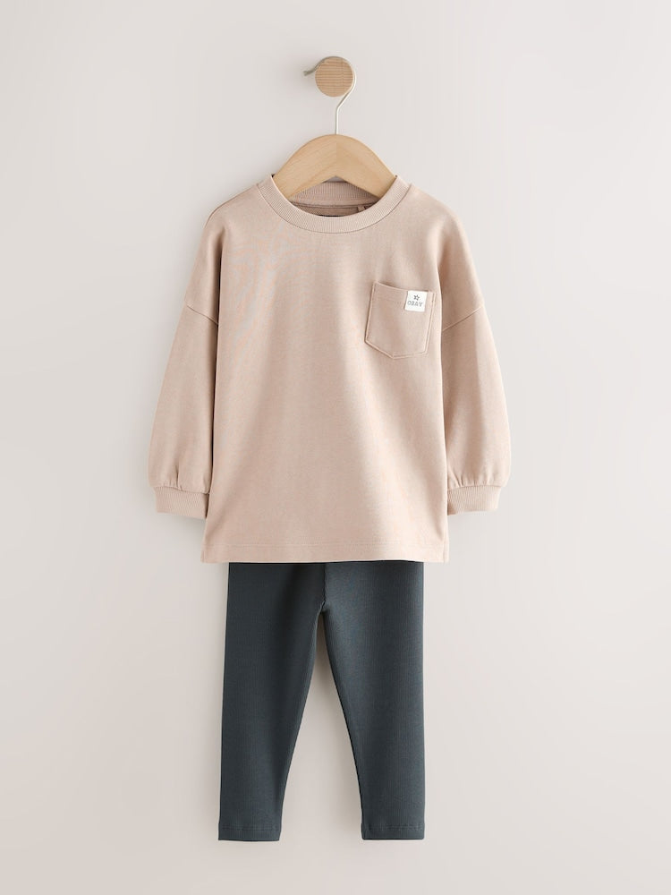 Stone Long Sleeve Top and Leggings Set (3mths-7yrs)