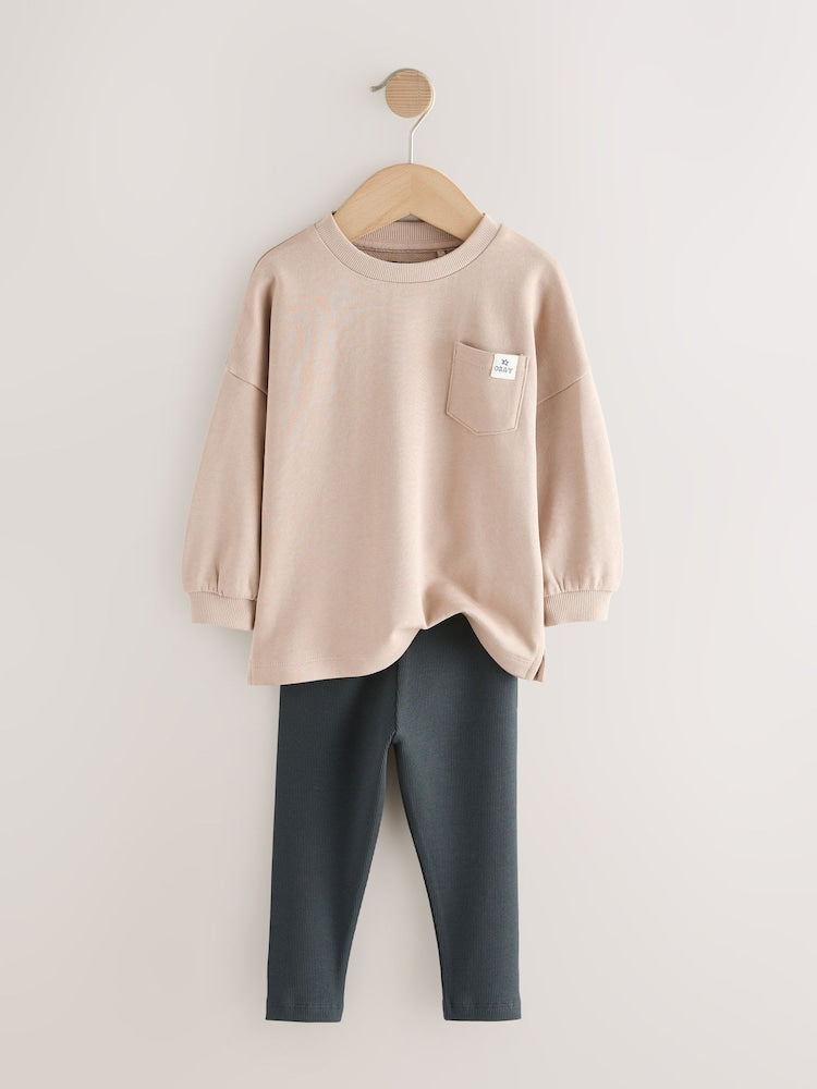Stone Long Sleeve Top and Leggings Set (3mths-7yrs)