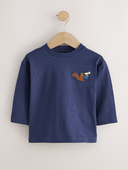 Multi Bright Animals Long Sleeve