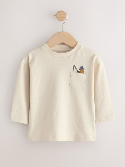 Multi Bright Animals Long Sleeve