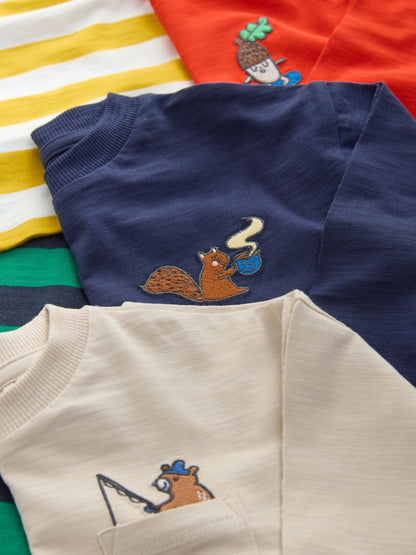 Multi Bright Animals Long Sleeve
