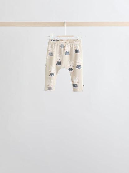 Grey/Cream Character Long Sleeve Top And Leggings Set 6 Piece (0mths-3yrs)