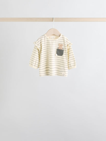 Grey/Cream Character Long Sleeve Top And Leggings Set 6 Piece (0mths-3yrs)