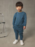 Teal Blue Dino Logo Sweatshirt And Joggers Set (3mths-7yrs)