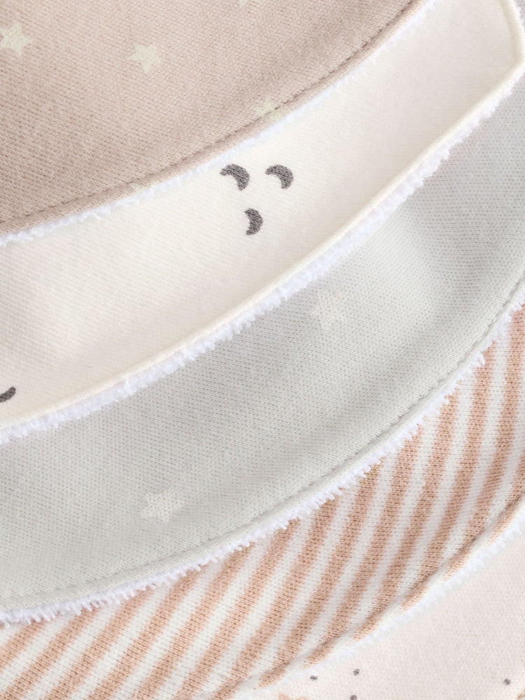 Neutral Baby Dribble Bibs 5 Pack