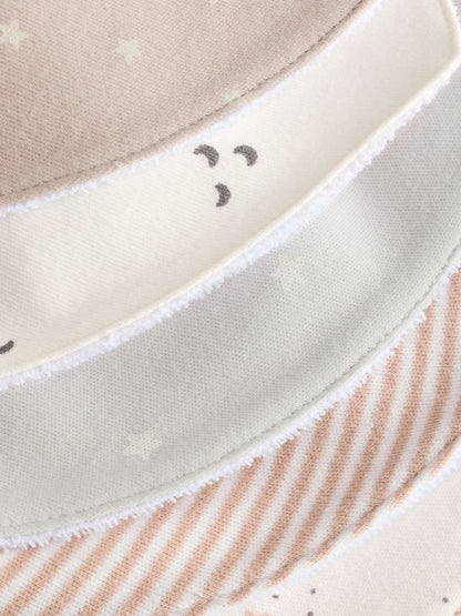 Neutral Baby Dribble Bibs 5 Pack