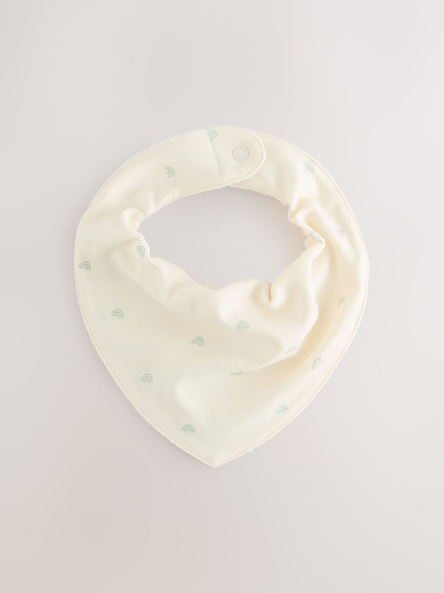 Sage Green Baby Bibs 5 Pack - Size One