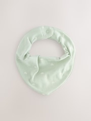 Sage Green Baby Bibs 5 Pack - Size One