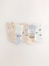 Neutral Baby Socks 5 Pack - Size 50cm (First Size) - Neutral