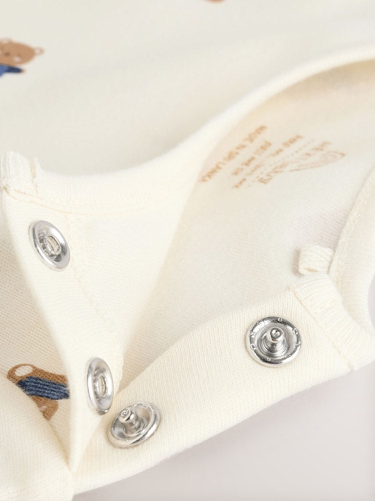 Tan Brown Bear Cord Dungarees and Bodysuit Set (0mths-2yrs) - Size Up to 1 Month (56cm)