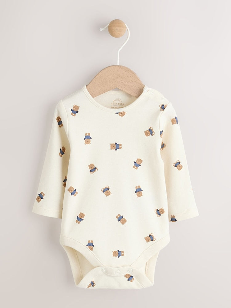 Image 38: Tan Brown Bear Cord Dungarees and Bodysuit Set (0mths-2yrs) - Image 3 of 13