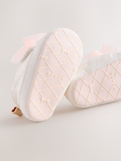Baker by Ted Baker Baby Girls Organza Bow Padders Trainers