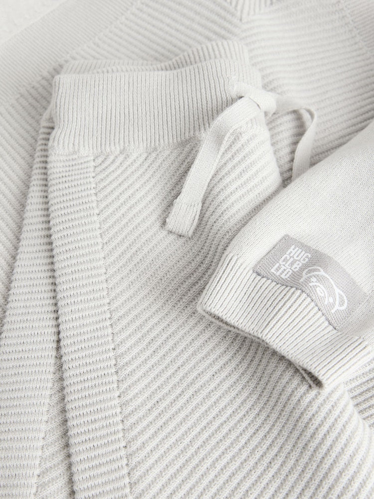 Light Grey Knitted Hoodie and Jogger Set (3mths-7yrs)