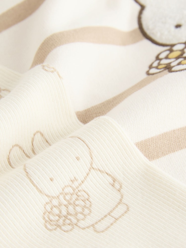 Cream Stripe Miffy Sweatshirt &amp; Leggings Set (3mths-7yrs)