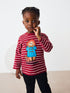 Red/Ecru Paddington Long Sleeve T-Shirt (12mths-7yrs) - Red/Ecru / 12-18 Months (80-86cm)