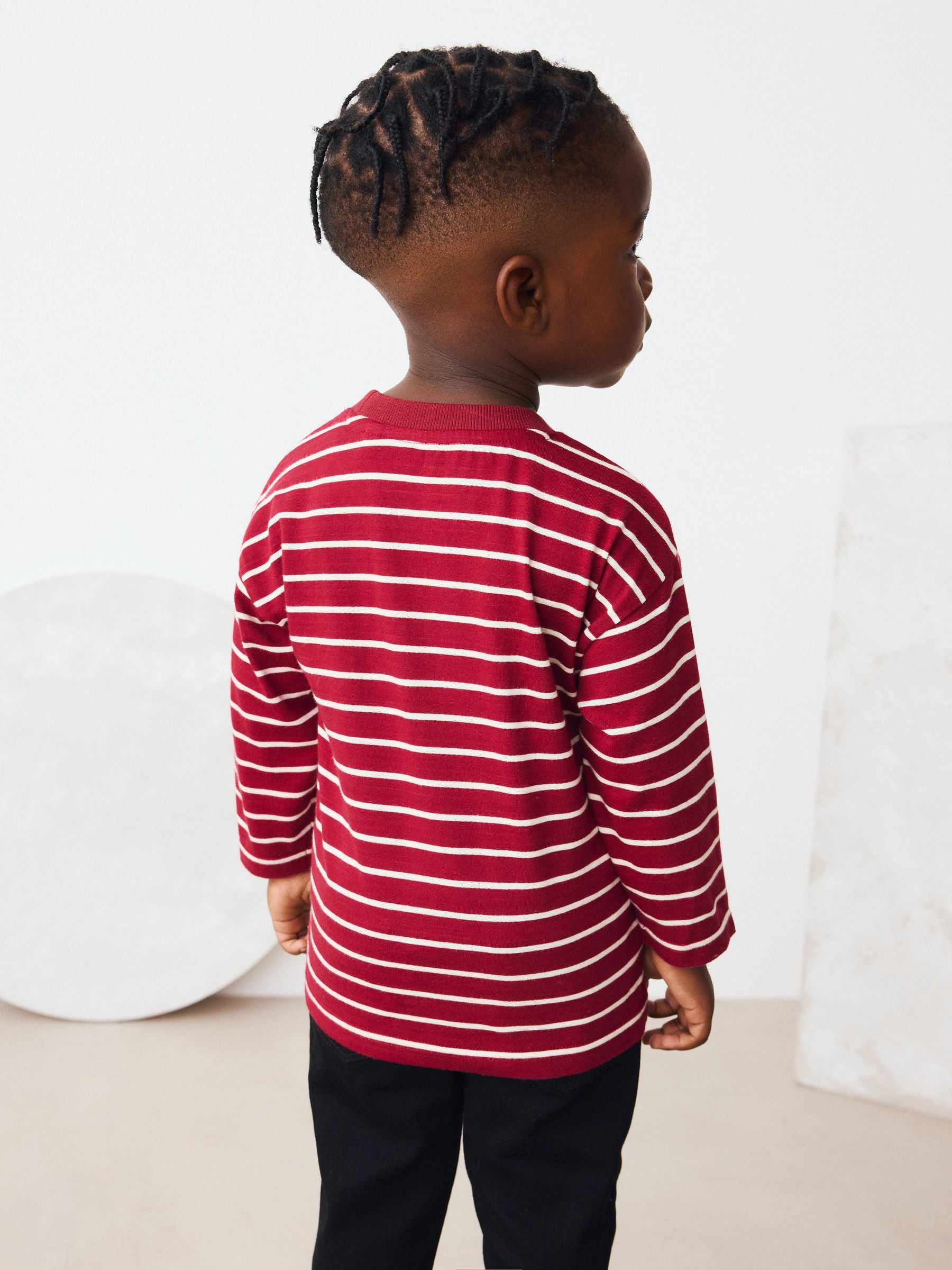 Red/Ecru Paddington Long Sleeve T-Shirt (12mths-7yrs) - Size 12-18 Months (80-86cm)