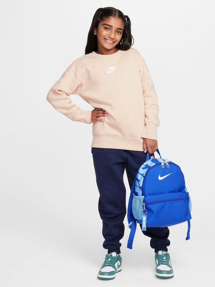 Nike Royal Blue Kids Mini Brasilia JDI Backpack - Size One