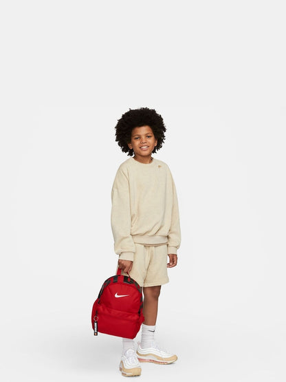 Nike University Red Kids Mini Brasilia JDI Backpack - Size One