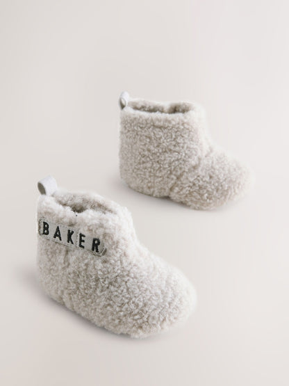 Baker by Ted Baker Baby Boys Slipper Padders Boots - Neutral / Up To 3 Months (50 - 62cm)
