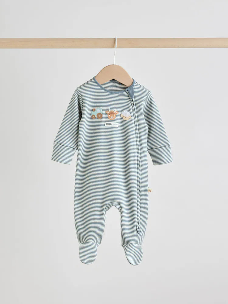 Minerals Baby Hamish Sleepsuits 4 Pack (0-2yrs)
