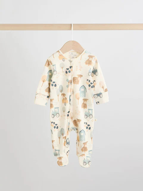 Minerals Baby Hamish Sleepsuits 4 Pack (0-2yrs)
