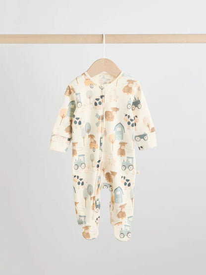 Minerals Baby Hamish Sleepsuits 4 Pack (0-2yrs)