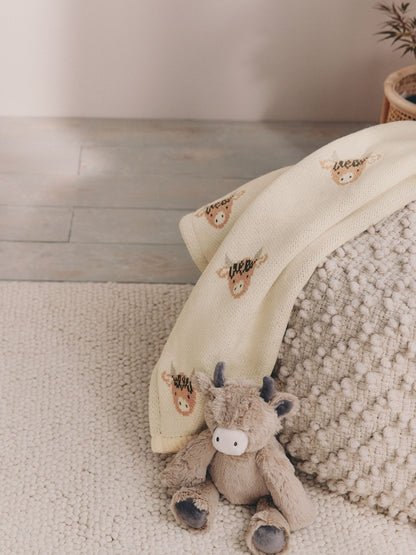 Hamish Knitted Baby Blanket