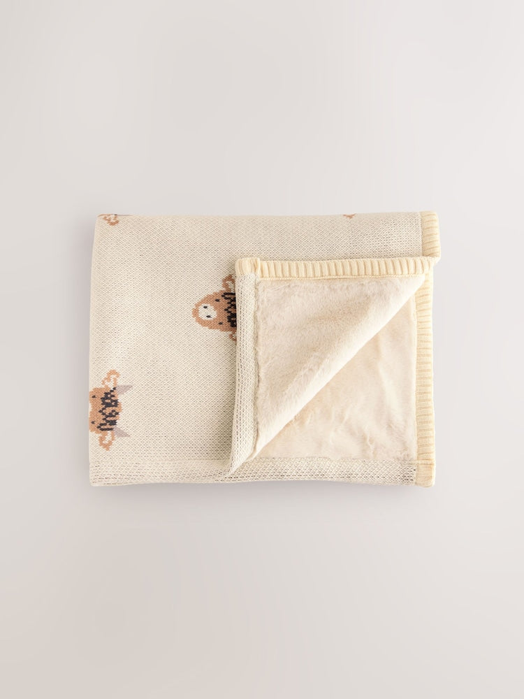 Hamish Knitted Baby Blanket