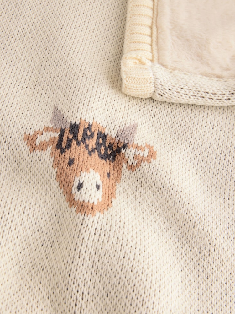 Hamish Knitted Baby Blanket