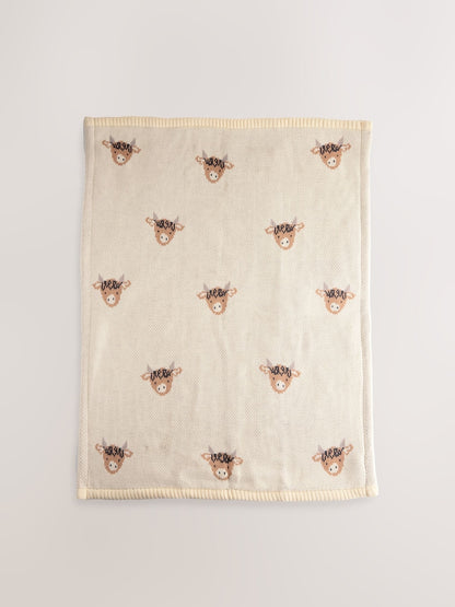 Hamish Knitted Baby Blanket