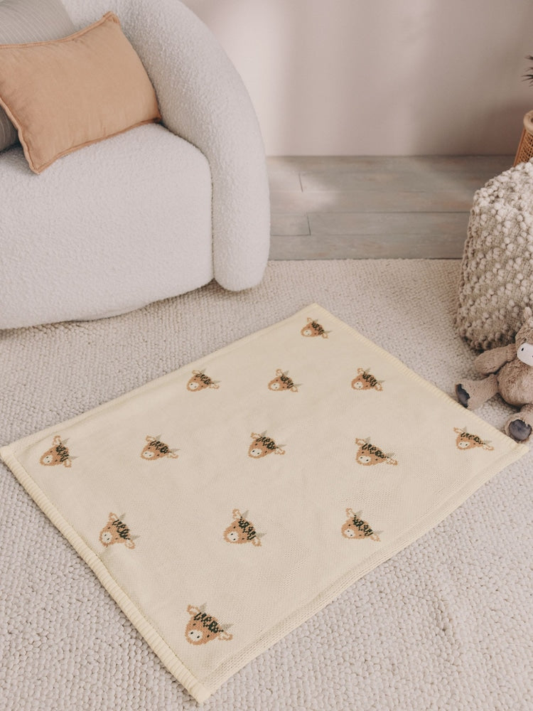 Hamish Knitted Baby Blanket