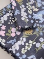 Navy Floral Unicorn Print Long Sleeve Ribbed T-Shirt (3mths-7yrs) - Size 3-6 Months (62-68cm)