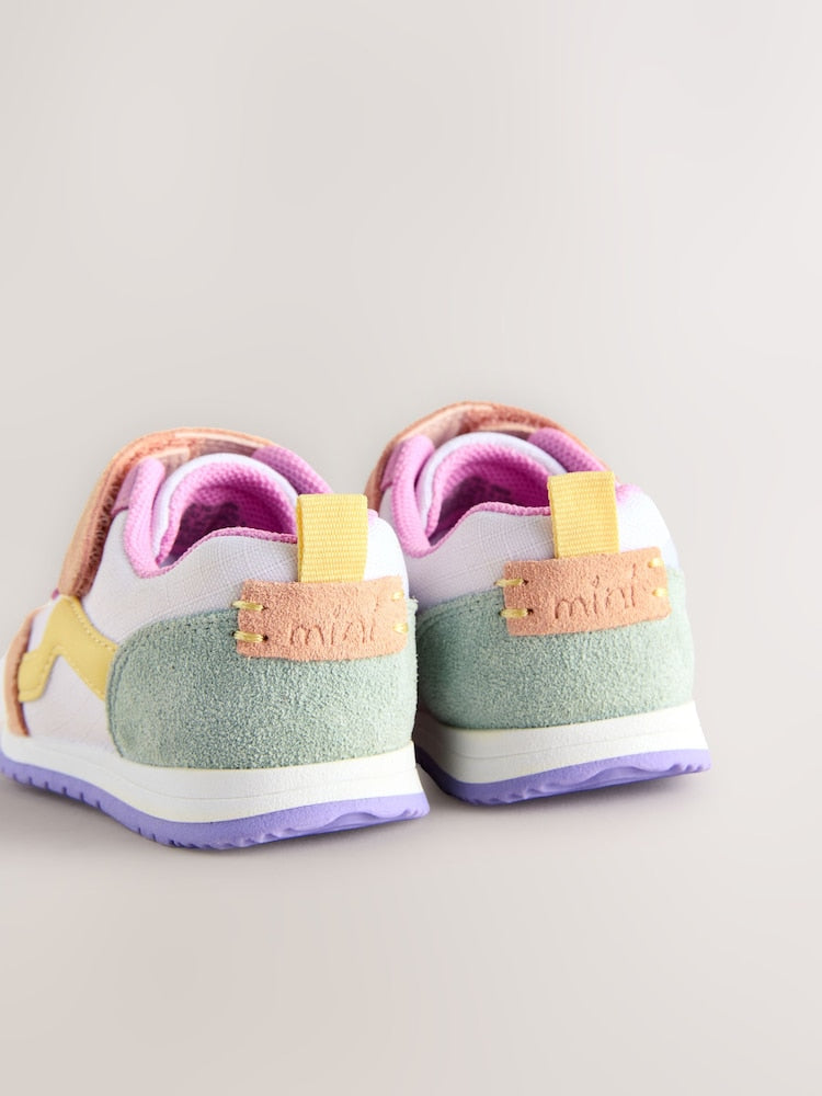 Multi Colourblock Standard Fit (F) First Walker Trainers