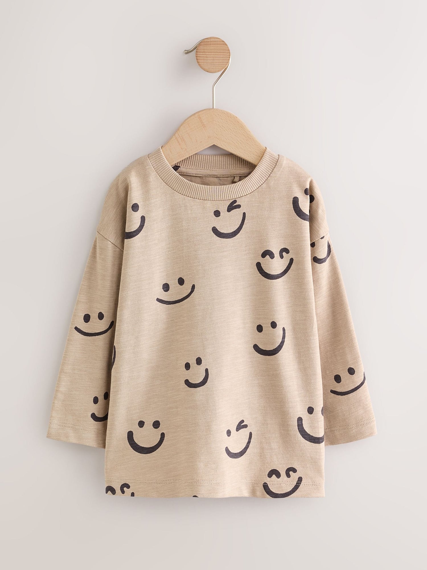 Stone Smile 100% Cotton Long Sleeve All-Over Print T-Shirt (3mths-7yrs) - Size 3-6 Months (62-68cm) - Default 1