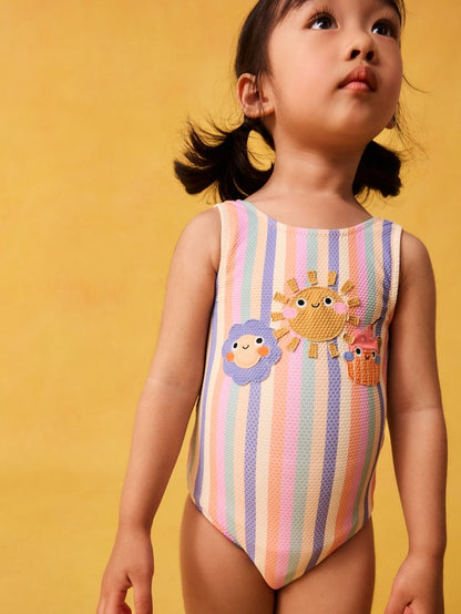 Rainbow Character Swimsuit (3mths-10yrs) - Size 3-6 Months (62-68cm)