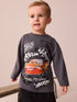 Charcoal Grey Long Sleeve Disney Cars T-Shirt (9mths-8yrs)