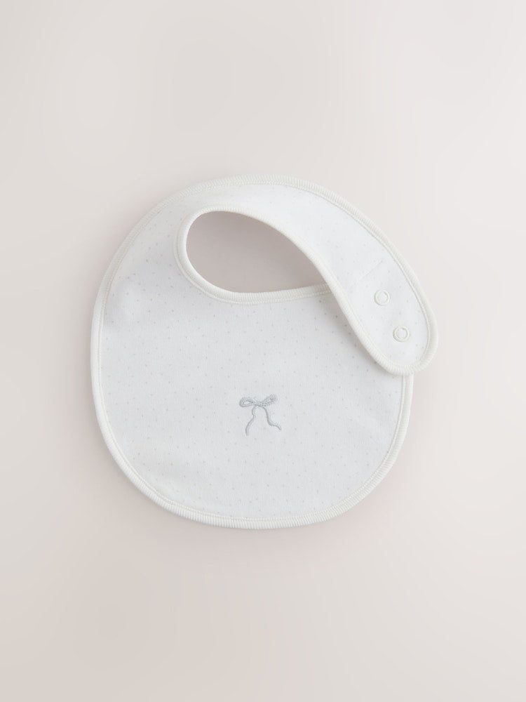 Ecru Fairy Mouse Baby Bibs 3 Pack