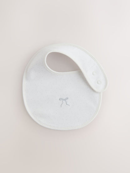 Ecru Fairy Mouse Baby Bibs 3 Pack