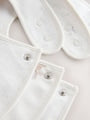 Ecru Fairy Mouse Baby Bibs 3 Pack - Size One