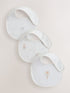Ecru Fairy Mouse Baby Bibs 3 Pack - Up to 1 Month (50-56cm)