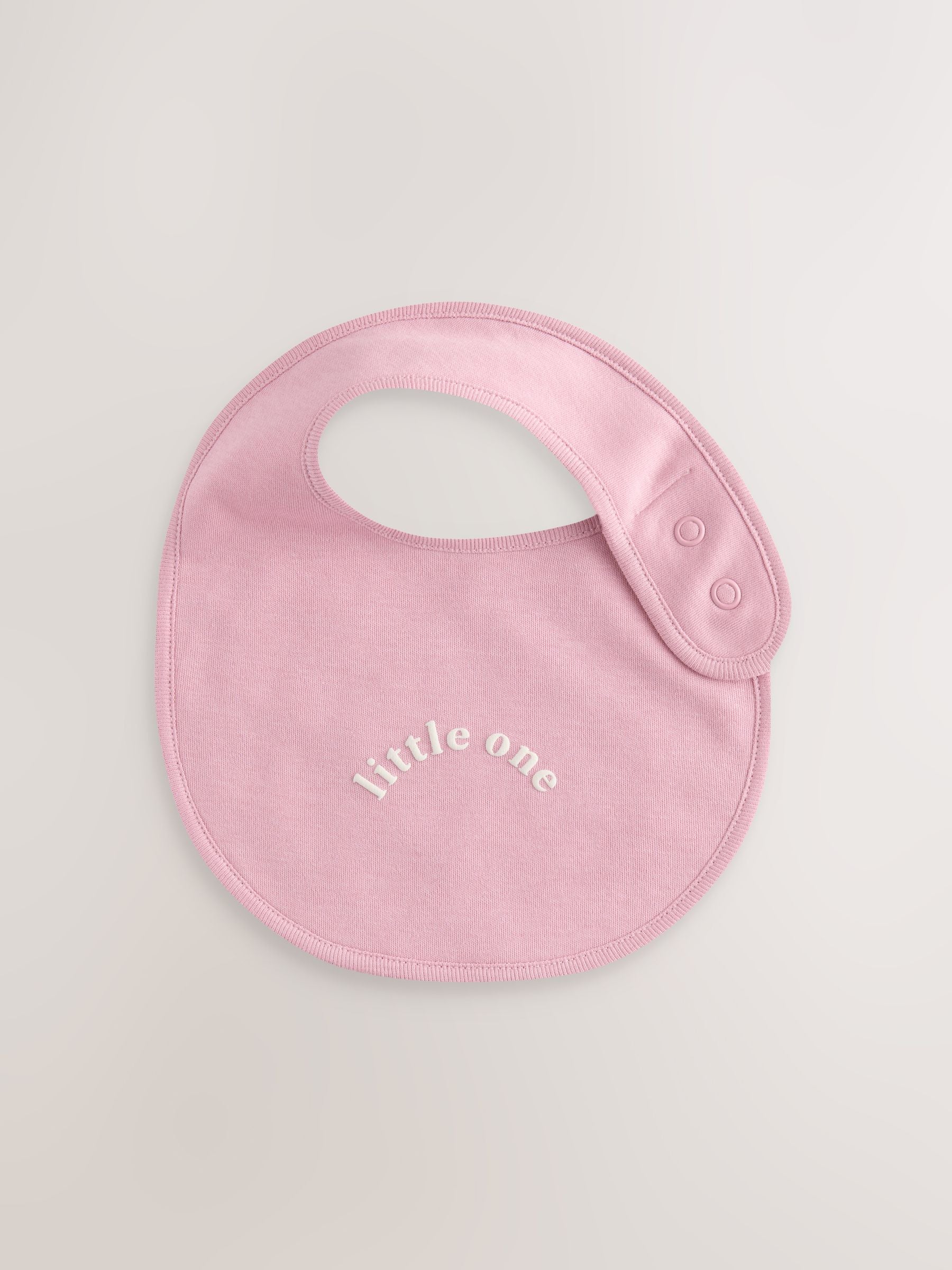 Pink Heart Baby Bibs 5 Pack - Size One